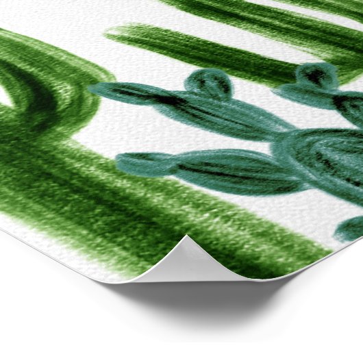 Sangria Signage van de Mexicaanse Cactus Party Poster (Hoek)