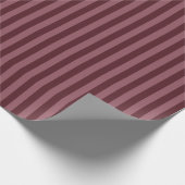 Sangria & Smyrna Paarse Strepen Cadeaupapier (Hoek)