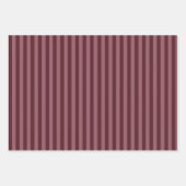 Sangria & Smyrna Paarse Strepen Inpakpapier Vel (Voorkant 3)