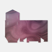 Sangria Strata | Moody roze en Paarse Luxe Agate Bedankdoosjes (Uitgevouwen)