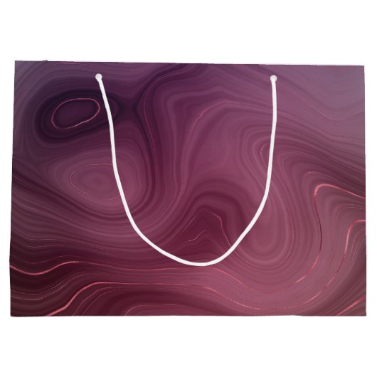 Sangria Strata | Moody roze en Paarse Luxe Agate Groot Cadeauzakje (Achterkant)