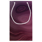 Sangria Strata | Moody roze en Paarse Luxe Agate Klein Cadeauzakje (Achterkant)