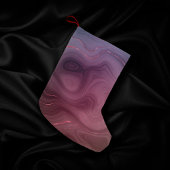 Sangria Strata | Moody roze en Paarse Luxe Agate Kleine Kerstsok