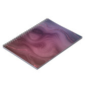 Sangria Strata | Moody roze en Paarse Luxe Agate Notitieboek (Linkerzijde)