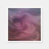 Sangria Strata | Moody roze en Paarse Luxe Agate Servet (Voorkant)