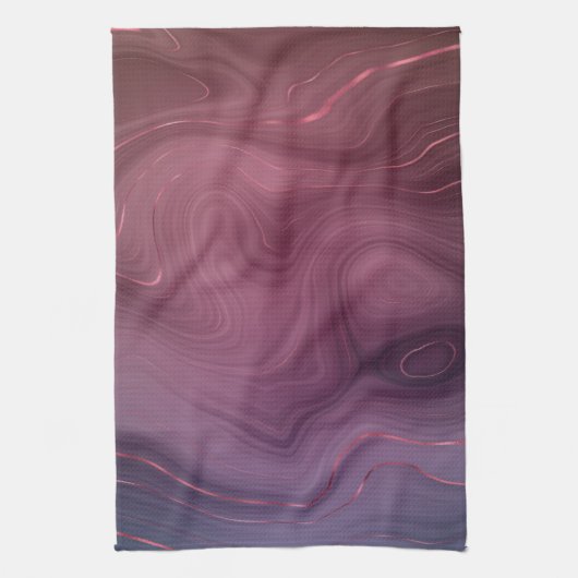 Sangria Strata | Moody roze en Paarse Luxe Agate Theedoek (Verticaal)