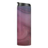 Sangria Strata | Moody roze en Paarse Luxe Agate Thermosbeker (Geroteerd rechts)