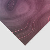 Sangria Strata | Moody roze en Paarse Luxe Agate Tissuepapier (Detail)