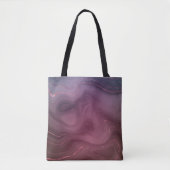 Sangria Strata | Moody roze en Paarse Luxe Agate Tote Bag (Voorkant)
