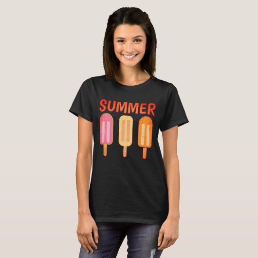 Sangria Summer Popsicles   T-shirt (Voorkant volledig)