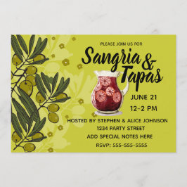Sangria & Tapas Partij Kaart