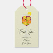 Sangria & Tapas Spaans Cocktail Vrijgezellenfeest Cadeaulabel (Voorkant)
