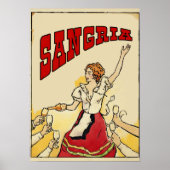 Sangria Time Style, voeg tekst toe Poster (Voorkant)