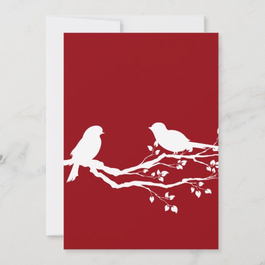 Sangria Tortelduifjes Weddenschap  uitnodiging (Achterkant)