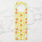 Sangria-wijncocktailmixkit met fruit toevoegen flessenhanger (Achterkant)