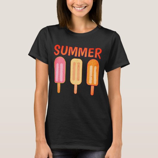 Sangria Zomer Popsicles   T-shirt (Voorkant)