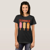 Sangria Zomer Popsicles   T-shirt (Voorkant volledig)