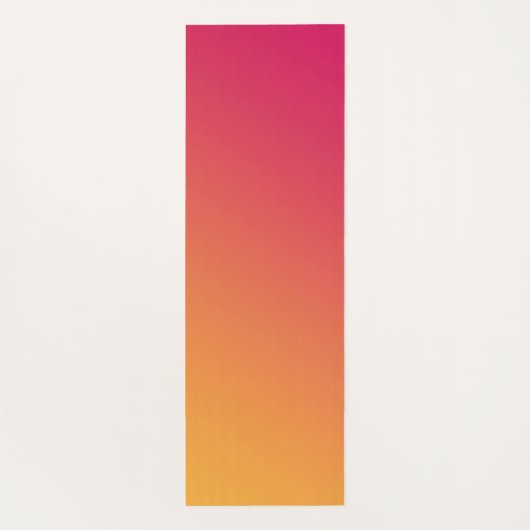 Sanguine gradient Kleur Yoga Mat (Achterkant)
