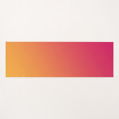 Sanguine gradient Kleur Yoga Mat (Voorkant (horizontaal))