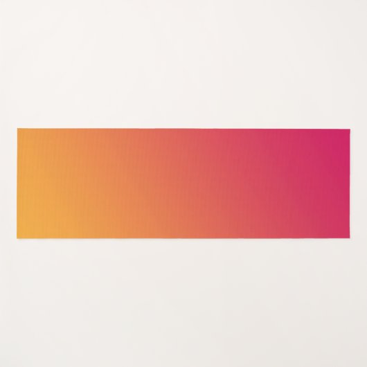 Sanguine gradient Kleur Yoga Mat (Voorkant (horizontaal))