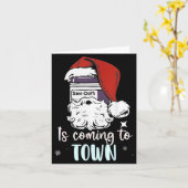 Sani-cloth Is Coming To Town Funny Nurse Nursing C Kaart (Gele Bloem)