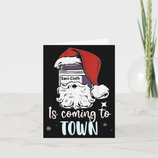 Sani-cloth komt naar de stad Funny verpleegster ve Kaart (Voorkant)