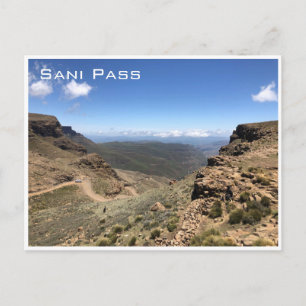 sani pass drive briefkaart