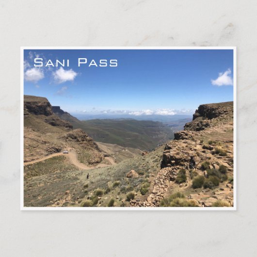 sani pass drive briefkaart (Voorkant)