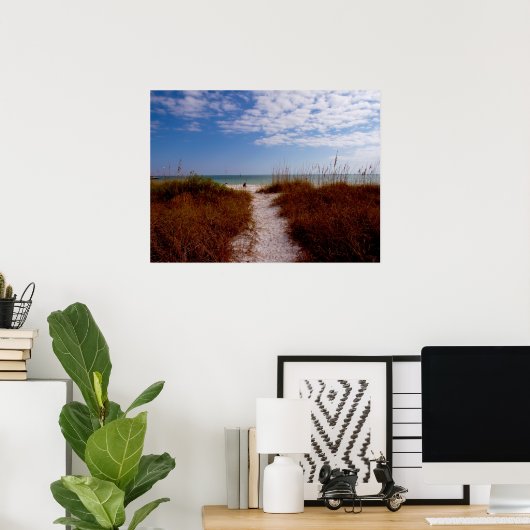 Sanibel Beach Poster (Thuiskantoor)
