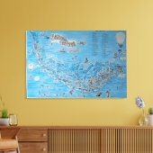 SANIBEL CAPTIVA ISLAND FLORIDA CANVAS AFDRUK (Insitu (Woonkamer))