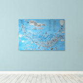 SANIBEL CAPTIVA ISLAND FLORIDA CANVAS AFDRUK (Insitu (Houten vloer))
