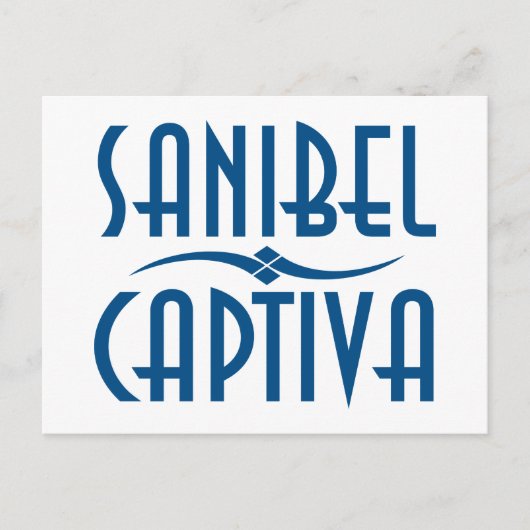 Sanibel Captiva Islands Florida Briefkaart (Voorkant)