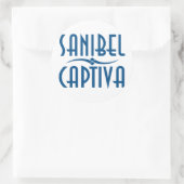 Sanibel Captiva Islands Florida Ronde Sticker (Tas)