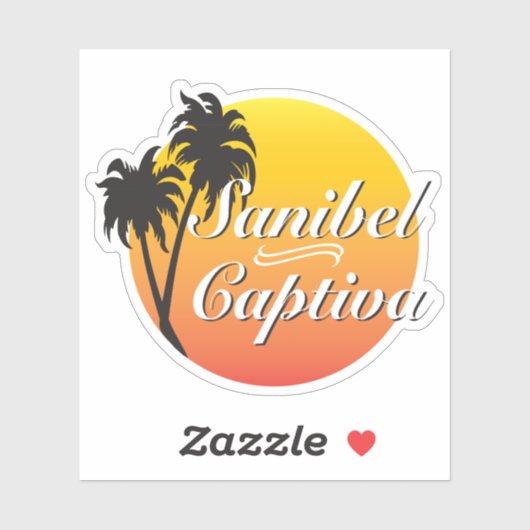 Sanibel Captiva Islands Florida Sticker (Vel)