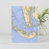 Sanibel Captiva Nautical 5x7 Grote Postkaart (Staand voorkant)