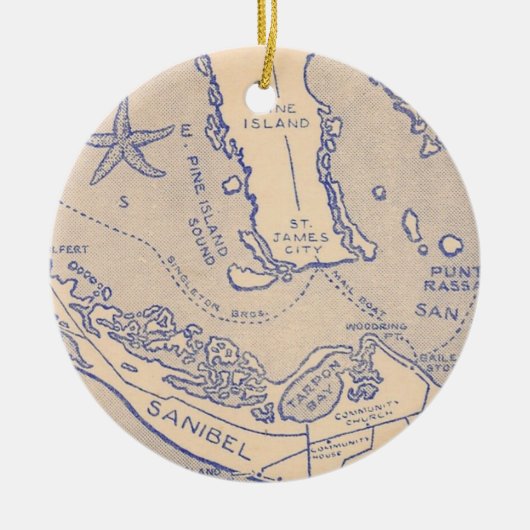 Sanibel Captiva Ornament (Voorkant)