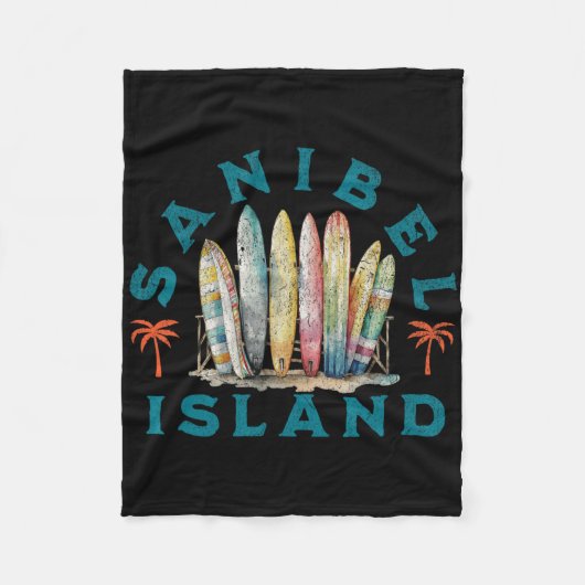 Sanibel-eiland fleece deken (Voorkant)
