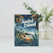Sanibel Island Beach  Briefkaart (Staand voorkant)