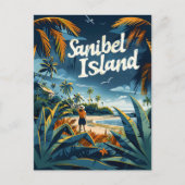 Sanibel Island Beach  Briefkaart (Voorkant)