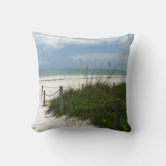 Sanibel Island Beach Path Pillow Kussen (Voorkant)