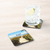 Sanibel Island Florida Beach Ocean Bier Onderzetter (Rechterzijde)