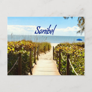 Sanibel Island Florida Beach Ocean Briefkaart
