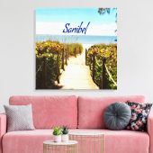 Sanibel Island Florida Beach Ocean Canvas Afdruk (Insitu (Woonkamer))