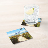 Sanibel Island Florida Beach Ocean Kartonnen Onderzetters (Insitu)