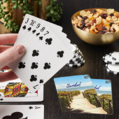 Sanibel Island Florida Beach Ocean Pokerkaarten (Insitu)