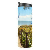 Sanibel Island Florida Beach Ocean Thermosbeker (Geroteerd rechts)
