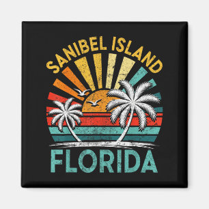 Sanibel Island Florida Familie Vakantie Vintage Magneet