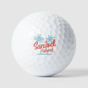 Sanibel Island Florida Golf Coast Souvenir Golfballen