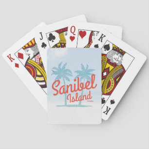 Sanibel Island Florida Golf Coast Souvenir Pokerkaarten