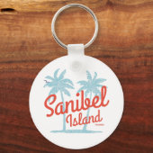 Sanibel Island Florida Golf Coast Souvenir Sleutelhanger (Achterkant)